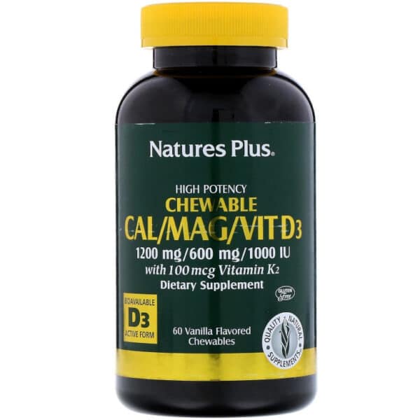 Cal/Mag/VIT D3 con K2 Masticabile alla Vaniglia 60 tav.