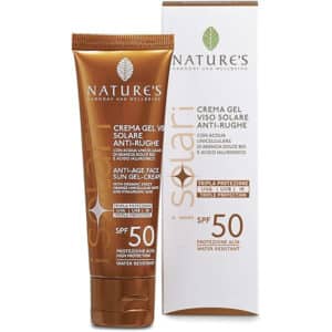 Crema-gel viso Solare Antirughe SPF50 50 ml Nature's