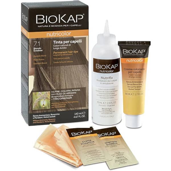 Tinta per capelli Nutricolor BioKap - 7.1 Biondo Svedese 140 ml