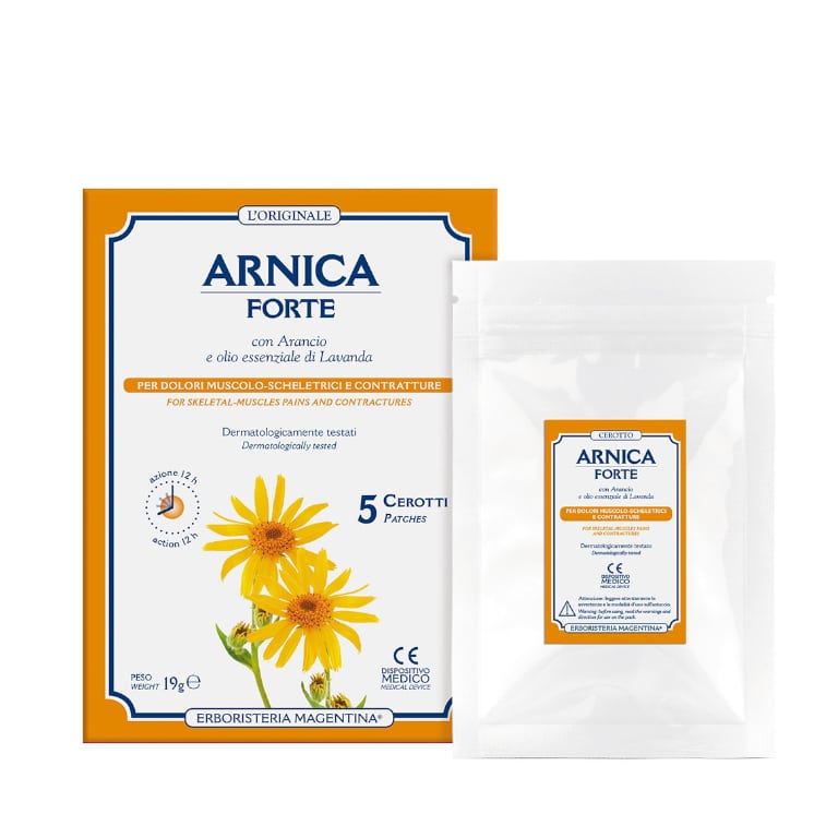 Cerotti Arnica Forte Busta da 5 cerotti monouso EM - Il Punto Naturale