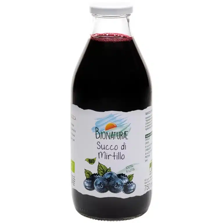 Succo Mirtillo 100% frutta 500 ml Bionaturae - Il Punto Naturale