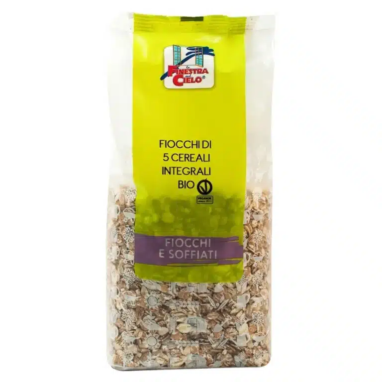 Fiocchi di 5 cereali integrali bio 500 gr. FSC - Il Punto Naturale