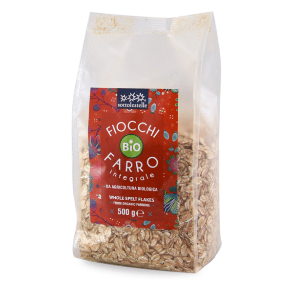 Fiocchi di farro integrale bio 500 gr. sottolestelle