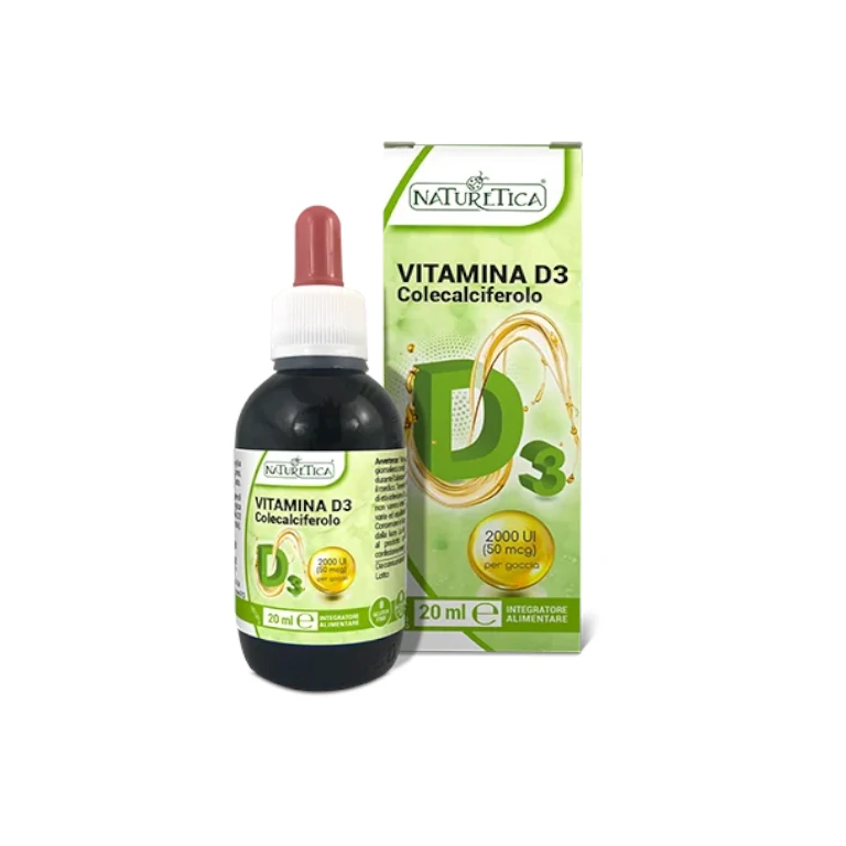VITAMINA D3 Gocce Colecalciferolo Naturetica